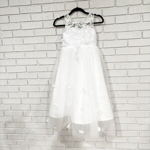 Communion‎ Dress Lace Baptism Dresses for Girls 7-16 Junior Bridesmaid Wedding